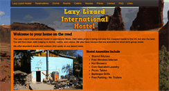 Desktop Screenshot of lazylizardhostel.com